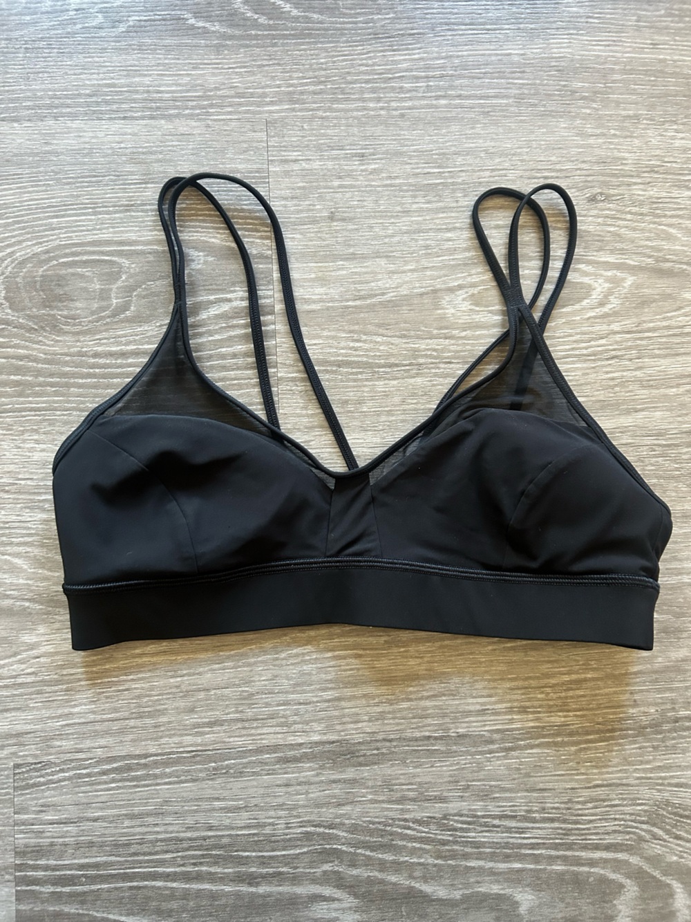 lululemon athletica Black Strappy Sports Bra